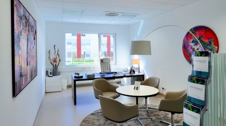 A consultation room at this lovely clinic