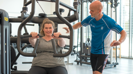 The hospital has a fully equipped gym for post surgery rehabilitation