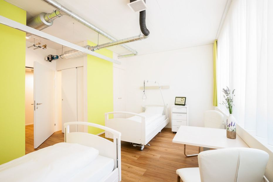 The lovely patient rooms provide a relaxing environment 