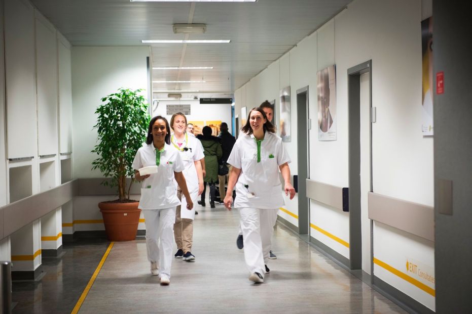The nursing team excel in patient care