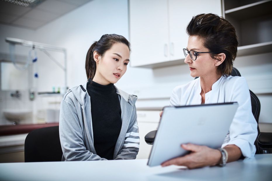 Doctors spend time explaining the treatment to patients